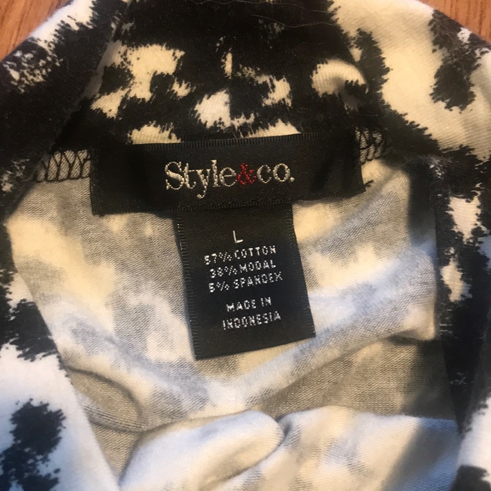 Style & Co. Turtle Neck Blouse - Picture 4 of 4